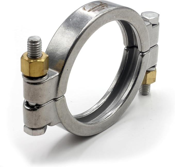 HFS(R) 3" High Pressure Tri Clover Sanitary Clamp for Tri Clamp Fitting Connection, Stainless Steel 304