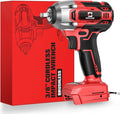 Cerycose Cordless Impact Wrench Compatible with Milwaukee 18V Battery, 250FT-LBS 3/8 inch Compact Impact, Brushless Electric Gun with LED Work Light, Tool Only