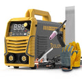 TOOLIOM 195A Stick/Lift TIG Welder with Lift TIG Torch 110V/220V Dual Voltage Welding Machine with Synergic Control Portable MMA Welder Machine with VRD, Hot Start and ARC Force