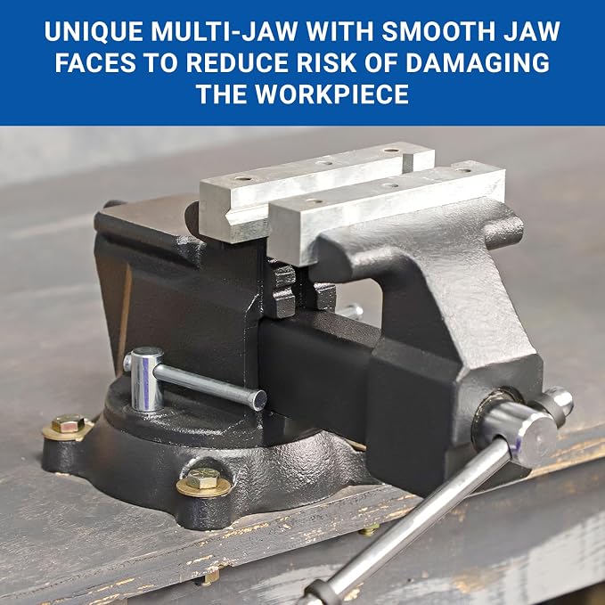 Yost Vises, 5in. Multi-Purpose Vise, Jaw Width 5 in, Jaw Capacity 2.9 in, Model# MV-5