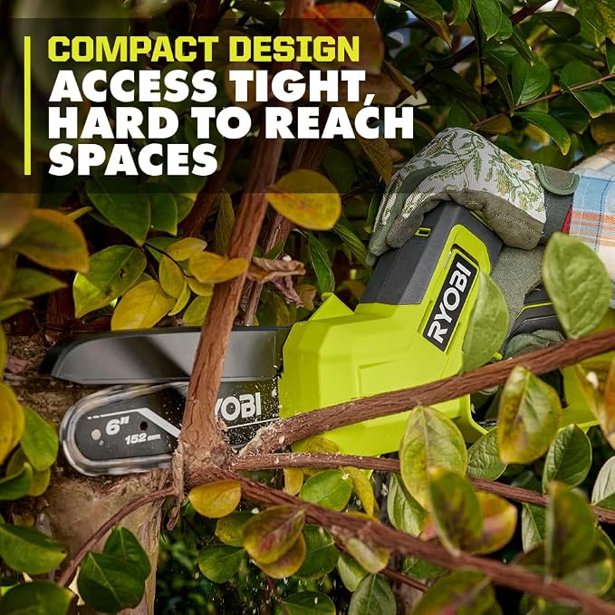 ONEAND 18V 6 in. Cordless Battery Compact Pruning MINI Chainsaw Tool ONLY | Battery and Charger Sold Separately