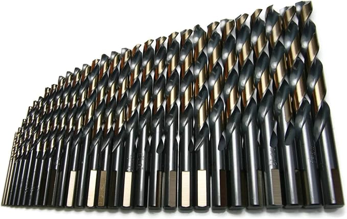 Norseman Super Premium Magnum 29 Piece Drill Bit Set - Orange Ultradex - 46962-135 Degree Split Point - Round Shank With Three Flats