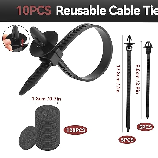 620PCS Auto Retainer Clips Kit with Trim Removal Tools and 3-Layer Organizer Box, 16 Sizes Black Push Type Rivets Fasteners for Car Bumper, Fender, Door Panel and Interior Repair