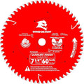 Diablo Wood Demon Ultimate Finish Carbide Circular Saw Blade - Ideal for Professional Use and DIYers - 7-1/4" Diameter, 60 Hi-ATB Teeth, 8,000 Max RPM - D0760UX