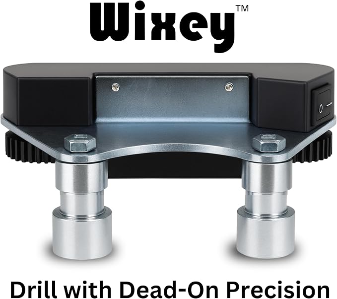 Wixey WL133 Drill Press Laser Crosshair – Long-Lasting Easy-Use Portable Drill Press Guide – Thin Precision Laser Alignment Tool – Perfect Drilling Machine for Accurate Setup Where Needed