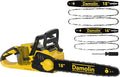 40V(20V*2) 16"+18" 2-IN-1 Brushless Chainsaw Cordless, Electric Powered Chainsaw Compatible with Dewalt Battery with Auto Oiler & Safety Lock Brake, for Tree Trimming Branch Wood Cutting(ONLY TOOL)
