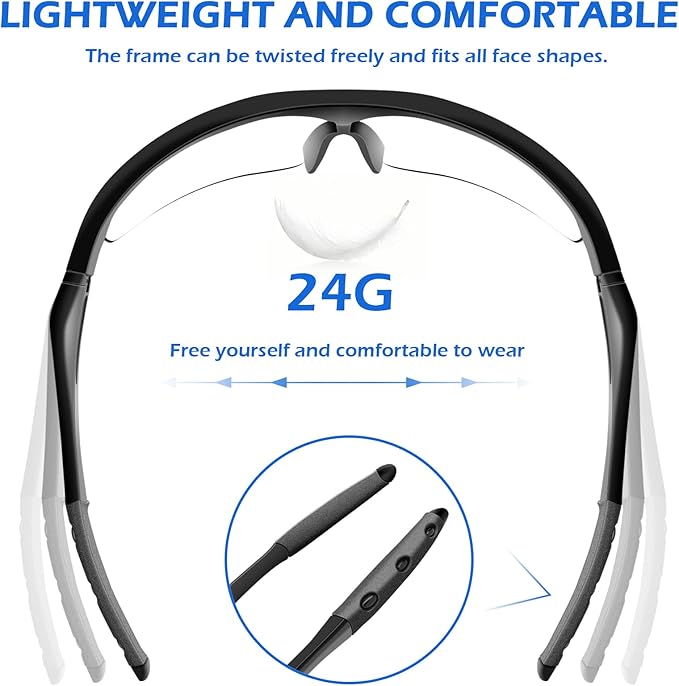 OXG 12 Pack Safety Glasses, ANSI Z87.1 Impact Resistant Anti-Scratch Safety Goggles for Men Women Youth