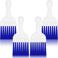 4 Packs Air Conditioner Condenser Cleaning Brush Refrigerator Coil Brush HVAC Coil Cleaner Brush Small Plastic Whisk Brush (Blue)