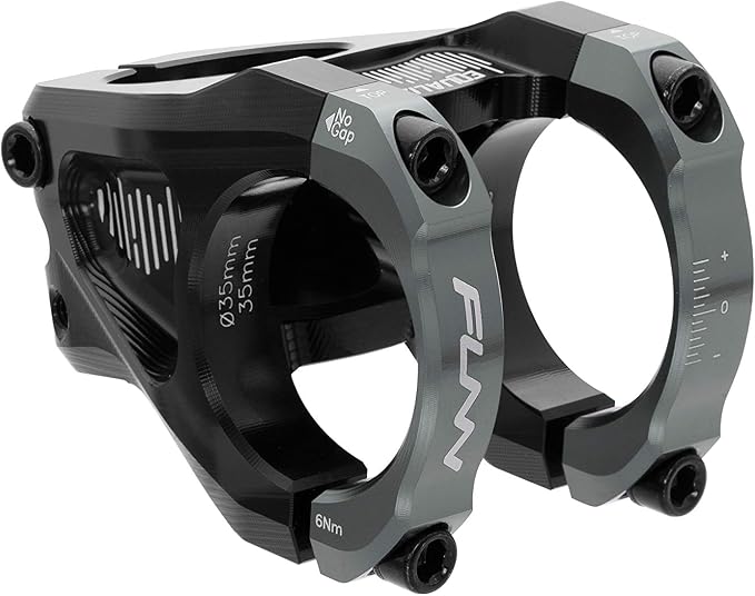 Funn Equalizer Stem, 10mm Drop or Rise, 35mm Clamp, 35mm Length (Gray)