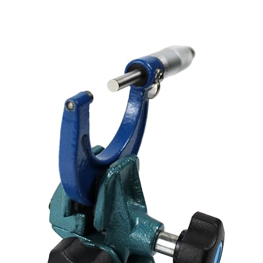 HFS(R) Outside Micrometer with 0.0001" Accuracy, Carbide Anvil and Laser-Etched Scale (1-2"x0.0001", Classic Ratchet)