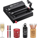 AlgoLaser Rotary Roller Attachment for Laser Engraver, 360° Dual-Support Rotary Roller for Cylindrical Objects, Tumblers, Bottles, 2-150mm Adjustable, Compatible with Pixi & Most Laser Engravers