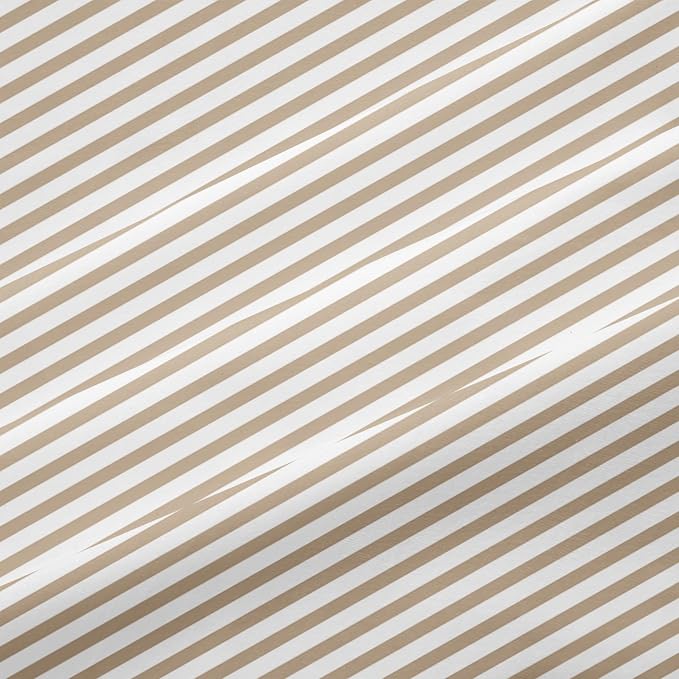 Sedefen Striped Duvet Cover Queen 3 Pcs Brown Stripe Geometry Bedding Set for Girls Soft Microfiber Reversible White Geometric Stripes Duvet Cover Set with Zipper Closure and 2 Pillowcases