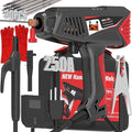 Runtoo Handheld Welder, Welder Machine 110V Hand Held Welder Gun 20-250A, 30 PCS Rods Portable Welding Machine, 1/16"-1/8" Stick Welder, 2-in-1 MMA IGBT Inverter ARC Welder with Digital Display