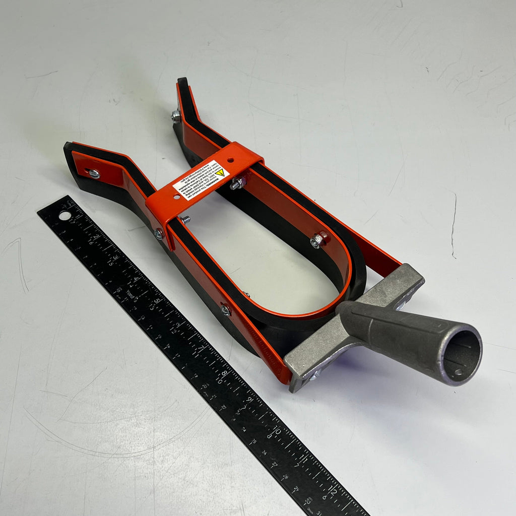 UNIQUE PAVING  Heavy Duty Asphalt Squeegee Head & Wood Handle 10" 10147