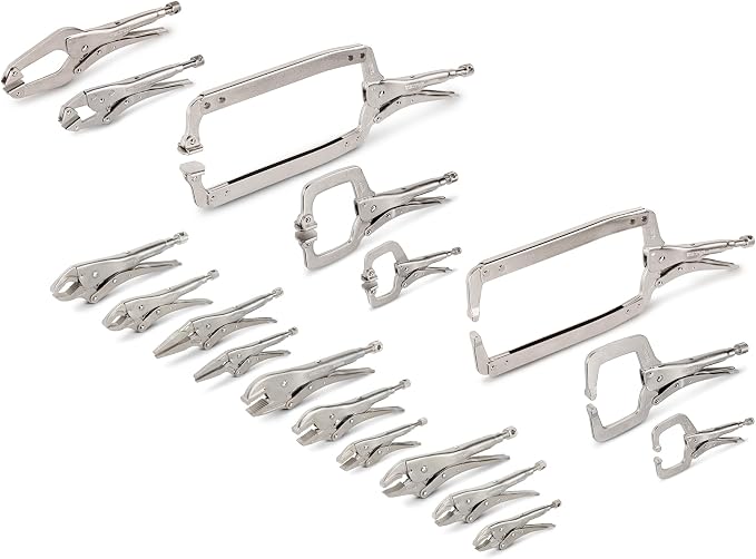 TEKTON Locking Pliers and Clamps Set (18-Piece) | PLK90005