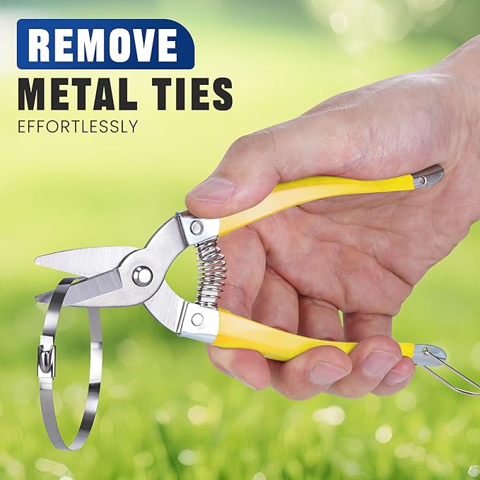 DAU Stainless Steel Cable Tie Gun Kit-150PCS Metal Zip Ties (3 Sizes), Tensioning/Cutting Tool for Fencing, Chicken Coop, Cable Bundling, Exhaust Repair & Structural Reinforcement