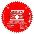 Diablo Steel Demon Saw Blade for Medium Metal - 6-3/4" Diameter, 48 TCG Teeth, 20mm Arbor, .071" Kerf, 2° Hook Angle, .051" Plate, 11000 Max RPM - D0649F