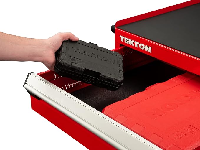 TEKTON 3/8 Inch Drive 6-Point Impact Socket Set, 15-Piece (1/4-1 in.) - Case | SID91300 | (1/4 - 1 in.), Shallow, 6-Point, Case