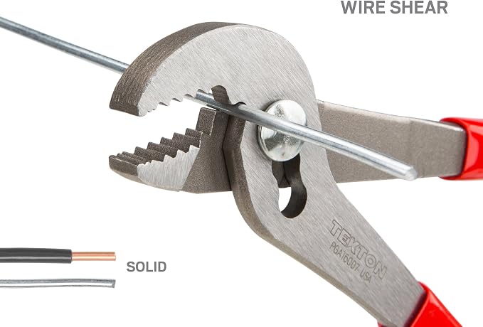TEKTON 7 Inch Angle Nose Slip Joint Pliers | PGA16007