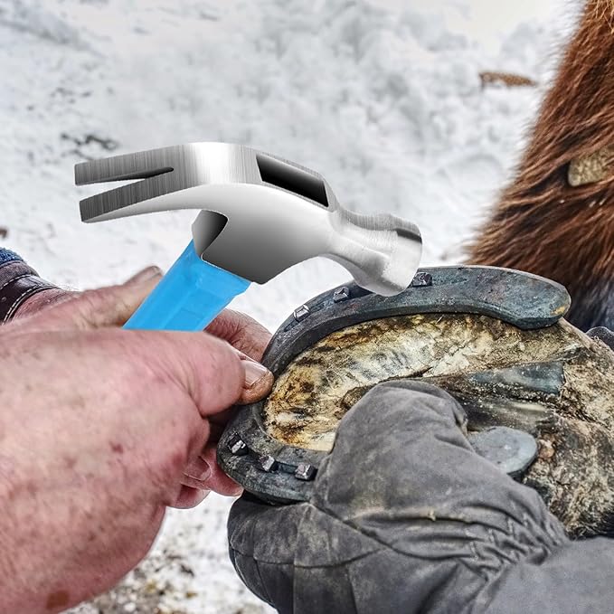Claw Hammer with Comfort Grip Framing Hammer with Smooth Head Stubby Hammer 13 oz Claw Hammers Stainless Steel Hammers Tools Perfect for Household Projects Garage