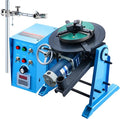 VEVOR Rotary Welding Positioner 50KG, Adjustable 0-90° Turntable for Welding 0.5-6RPM 120W, Includes 12.4 Inch 3-Jaw Lathe Chuck & Torch Stand for Efficient Cutting, Grinding, Assembly, Testing