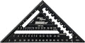 Johnson Level & Tool 1904-0700 Johnny Square Professional Easy-Read Aluminum Rafter Square, 7", Black, 1 Square