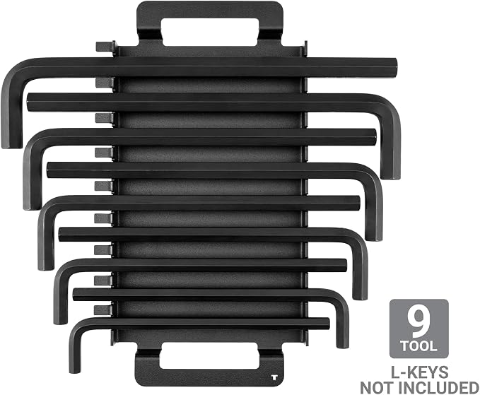 TEKTON 9-Tool Hex L-Key Rack (11-19 mm) | OKH62502 | Made in USA