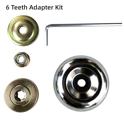 9" x 20T Chainsaw Tooth Brush Cutter Blade fits for STIHL FS56RCE FS91R FS70R FS94R FS111R FS131 FS91 FS131R FS56CE FS111RX Trimmer Weed Eater, with 2 Sets The Adapter Kit