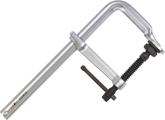 Wilton Heavy-Duty F-Clamp, 12" Opening, 5-1/2" Throat, 2660 Lbs. Clamping Force (GSM30)