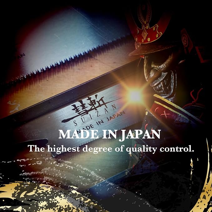 SUIZAN Dozuki Dovetail Saw 8" Crosscut 0.008" Ultra Thin Blade - Professional Japanese Pullsaw Handsaw Woodworking Tools | Professional Pull Saw for Woodworking Joinery Tenon Furniture Making DIY Tools Fine Cut Ultra Thin 0.008" Replaceable Blade