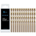 GMTOOLS 5/32 inch Cobalt Drill Bits, M35 HSS, 135 Degree Tip, Jobber Length Twist Drill Bit Set for Hard Metal, Stainless Steel, Cast Iron, Wood and Plastic, with Storage Case, Pack of 13