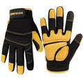 Utility Work Gloves Women, UltraLight Safety Work Gloves, MultiFunctional Mechanic Construction DIY Working Gloves, Touchscreen, Flex Grip, Machine Washable (S)