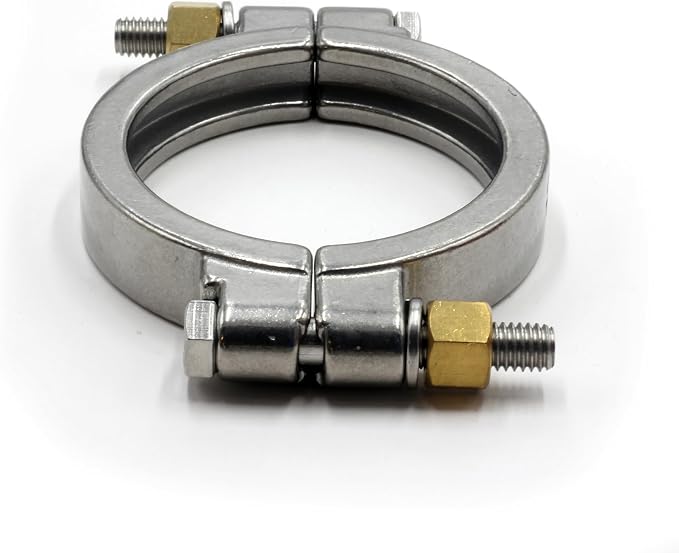 HFS(R) 3" High Pressure Tri Clover Sanitary Clamp for Tri Clamp Fitting Connection, Stainless Steel 304