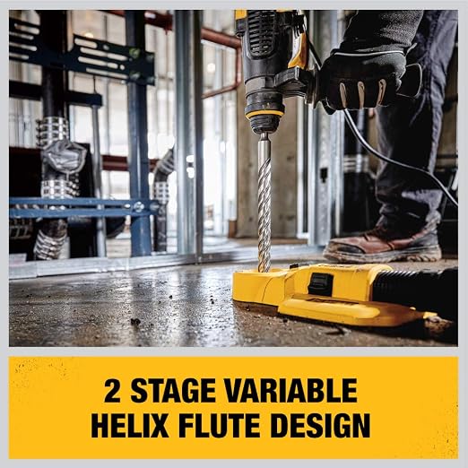 DeWalt DW5438 1/2" x 8" x 10" Rock Carbide SDS Plus Hammer Bit (Pack of 4)