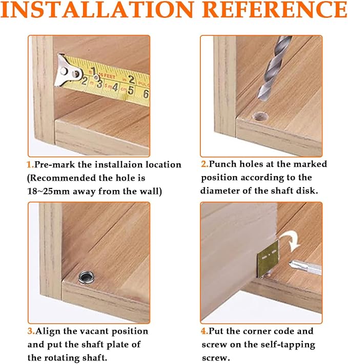 Aifeier ET 2 Sets Pivot Hinges Bronze Heavy Duty Concealed Shaft Door Hinges with Bushing for Wood Doors, Drawers, Furniture Cabinets, Wardrobe, Showcase, etc