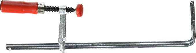 BESSEY GTR30B6 All Steel Table Clamp with 11 13/16" Capacity x 2 5/16" Throat Depth & 400 lb Clamping Force, Red/Silver