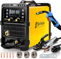 200Amp MIG Welder, 2026 Newest [Large LED Display] 110/220V Welding Machine, 7 in 1 STICK/Lift-TIG/MIG/SYN/SpoolGun/Flux/Spot, Ideal for DIY and Metal Workshop