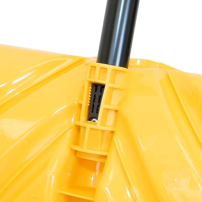 True Temper 18" Poly Folding Snow Shovel, Convenient Storage, Collapsible, Compact for Cars or Camping