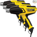 Wagner Spraytech 0503063 FURNO 500 Variable Temp Heat Gun, 2 Nozzles & 12 Temperature Settings Ranging 150°F-1200°F, Electric Heat Gun for Paint Removal, Bending PVC, Crafts and More (Pack of 3)