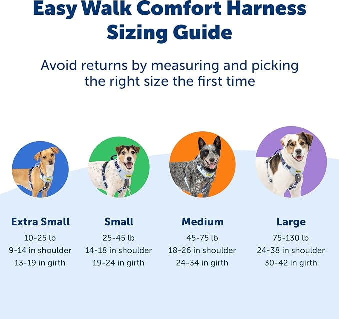 PetSafe Easy Walk Comfort No Pull Dog Harness, Green Gingham, Medium | Stops Pulling on First Use with Front Martingale Loop, Padded Comfort, 5-Point Adjustable Fit