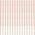 90 Pcs 3 Size Wooden Dowels Assorted, M6 M8 M10 Fluted Wood Dowel Pins, Hard Wood Grooved Plug, Furniture Woodwork Straight Grooved Dowel for Crafts, Furniture, DIY, Carpentry (1/4"+5/16"+3/8")