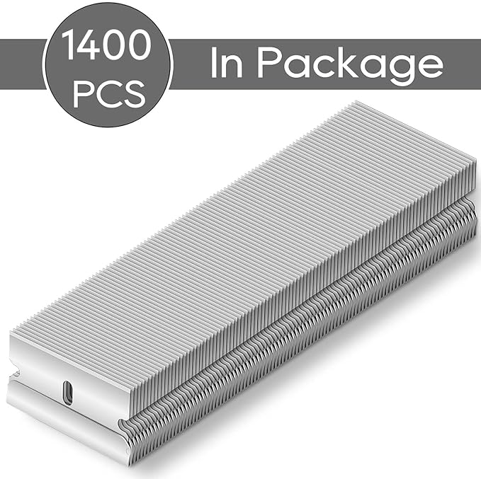 REXBETI 1400PCS Single Edge Razor Blades, Industrial Razor Blades for Scraper, Suitable for Removing Labels, Decals, Stickers and Old Paint