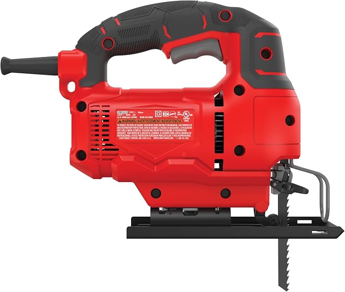 CRAFTSMAN Jig Saw, 4 Orbital Settings, Up to 3,000 SPM, 5 Amp, Corded (CMES610)