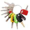 Heavy Equipment Keys Master Set, 11 Contractor Excavator Dozer Skid Steer Loader Forklift Roller Keys Fit Case JCB 14607 S450 Kubota CAT 5P8500 Takeuchi H806 Hyster 166 JD Bobcat D250