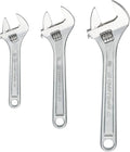 CRAFTSMAN Adjustable Wrench Set, 3-Piece All Steel, Metirc and SAE Scale (CMMT12001)