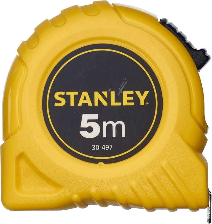 Stanley 1-30-497 Tape Measure, Yellow/Black, 5 m/19 mm