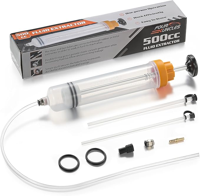 FOUR UNCLES Fluid Extractor & Filling Pump for Easy Oil Change