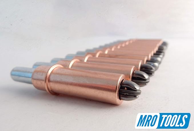 MRO TOOLS 1/4 Cleco Fastener Temporary Rivet, Welder's Clamp Auto Body Repair Kit (K6S10-1/4)
