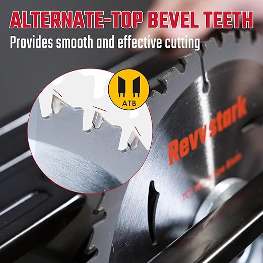 10 Pack Circular Saw Blade 6-1/2" 24T with 5/8" Arbor, Carbide Tipped Teeth, TCT Saw Blades for Cutting Various Wood, Plastic and Composite Materials, Fit Dewalt Craftsman Ryobi Milwaukee