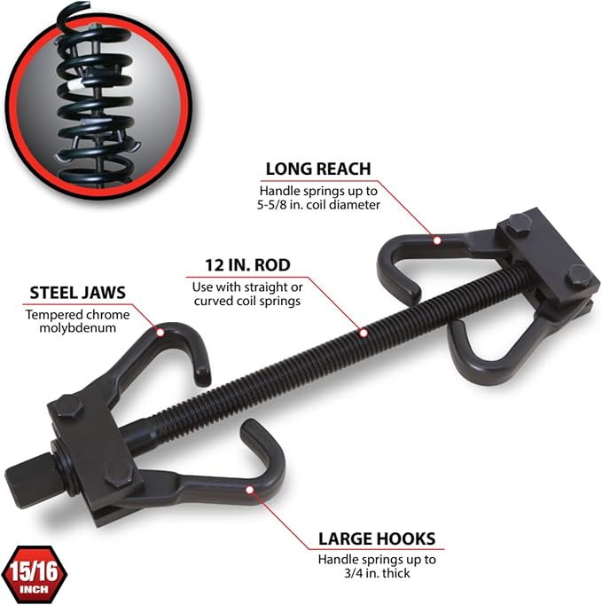 Performance Tool W80554 Automotive Coil Spring Compressor